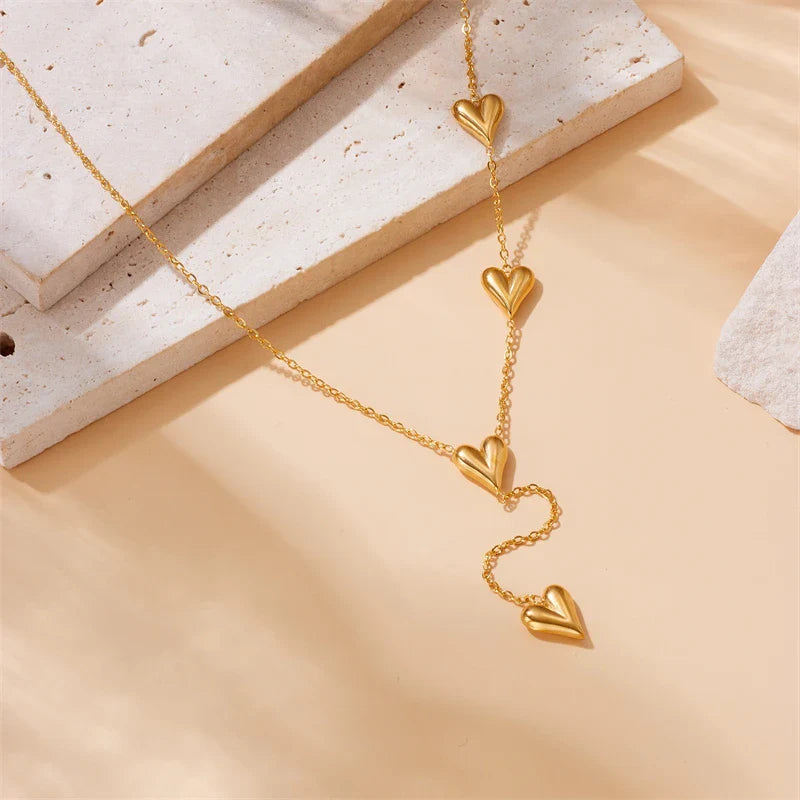 Collar con Colgante de Corazón para Mujer