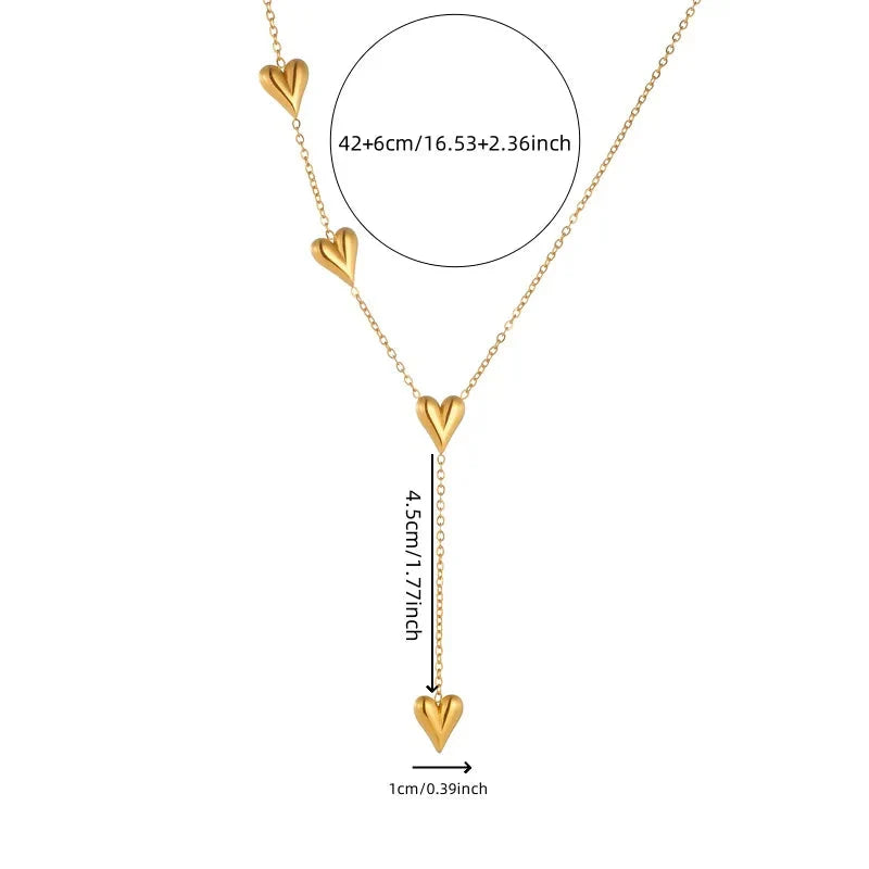 Collar con Colgante de Corazón para Mujer