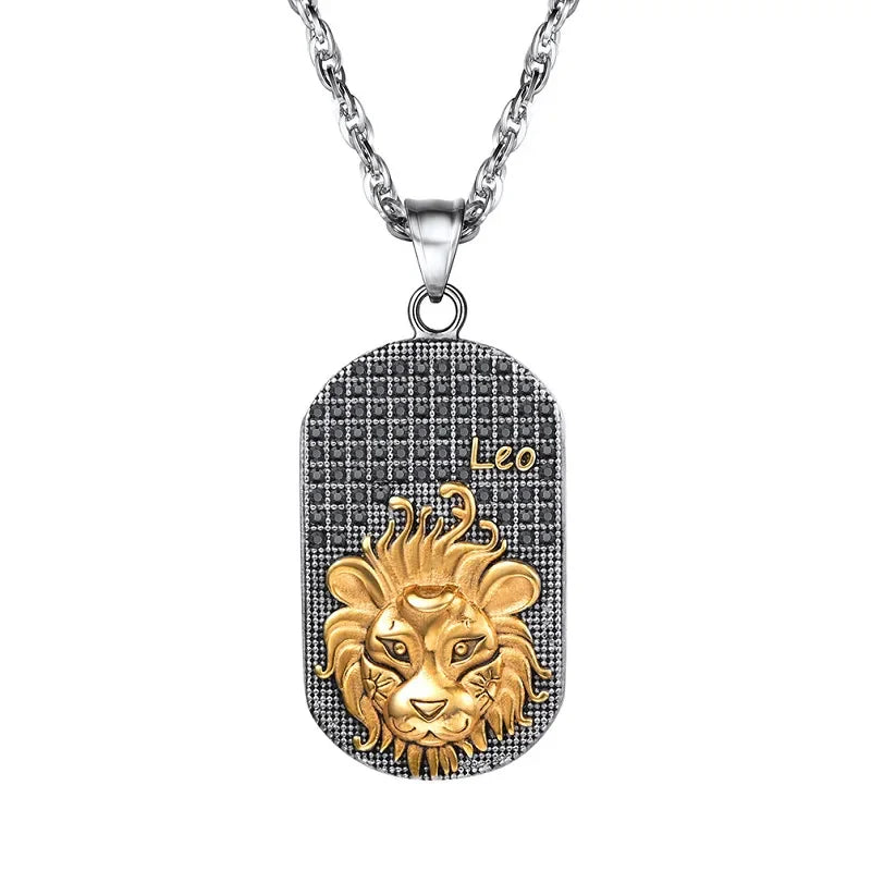 Collar con Colgante de Estilo Signo del Zodiaco Astrológico