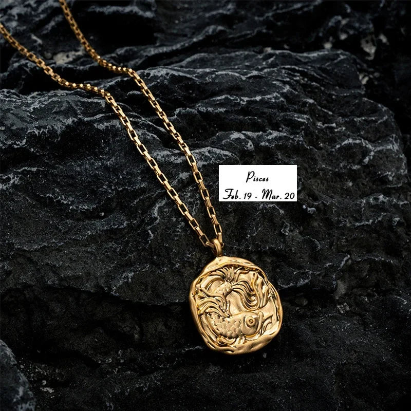 Collar con Colgante Signo del Zodiaco