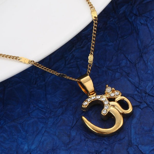 Collar Budista Om Oro