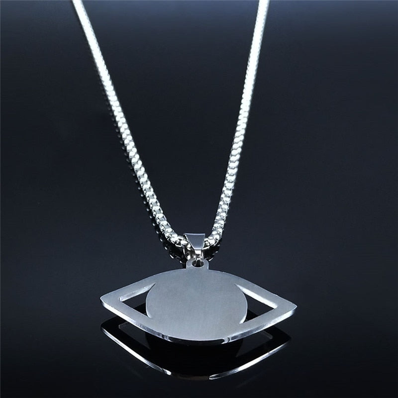 Collar Contra el Mal de Ojo Azul Griego Turco Matiasma Mataki Colgante