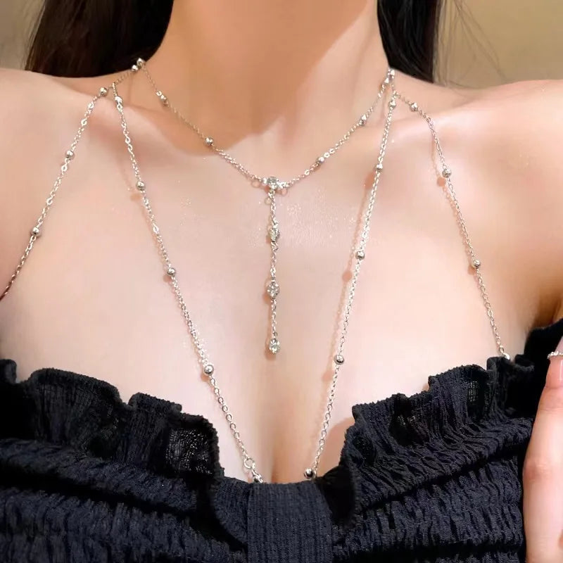 Collar de Escote para Mujer Cadena