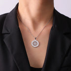 Collar Semilla de la Vida Colgante Mujer Flor de la Vida plata