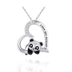 Collar Panda plata A