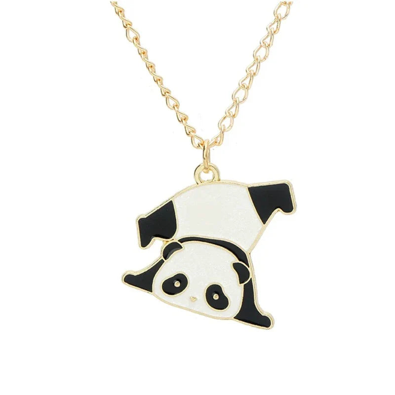 Collar Panda Colgante Oro A