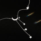 Collar Colgante Luna Estrella Astros Mujer