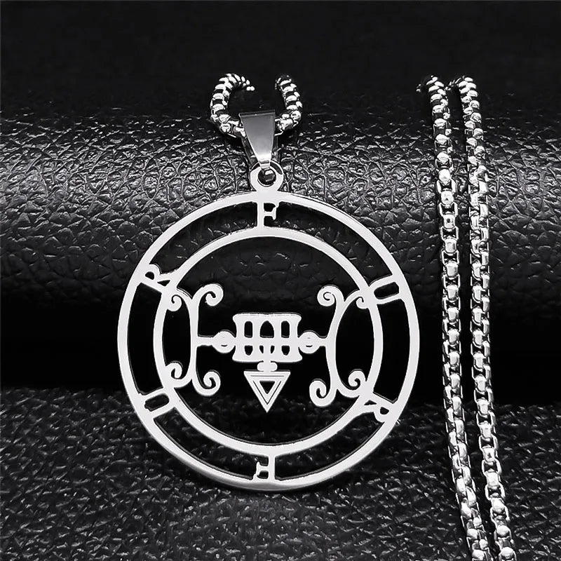 Collar Colgante Sigilo de Demonio furfur