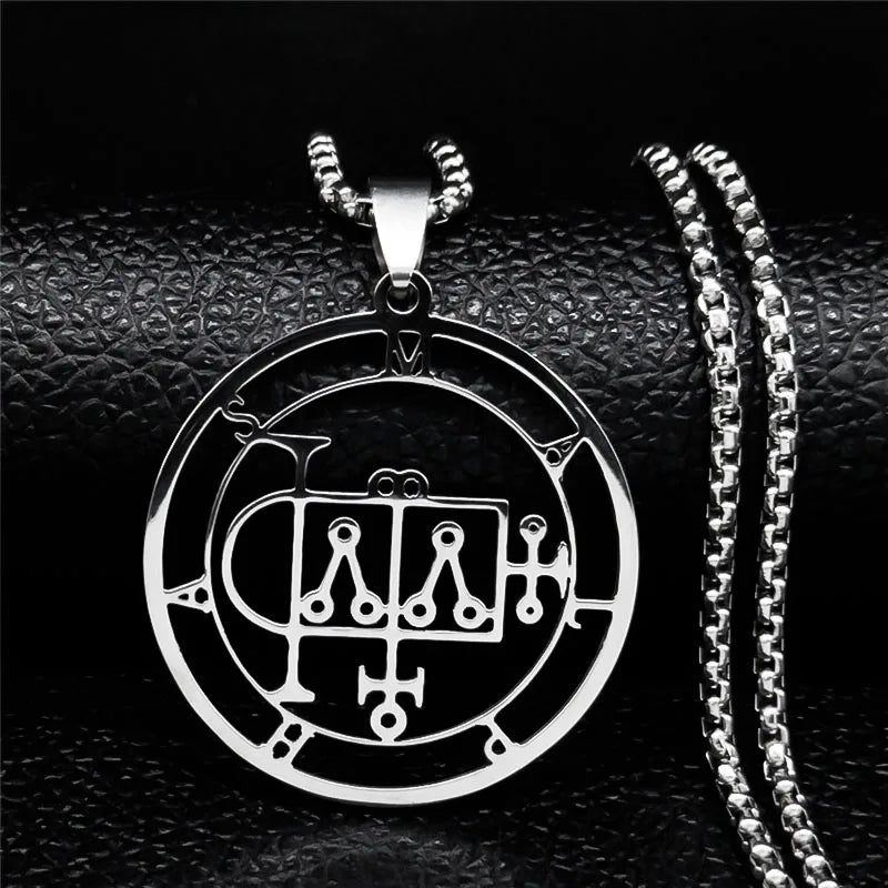 Collar Colgante Sigilo de Demonio malphas
