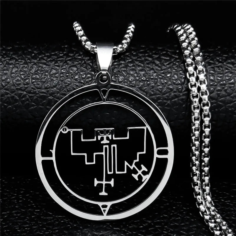 Collar Colgante Sigilo de Demonio vual