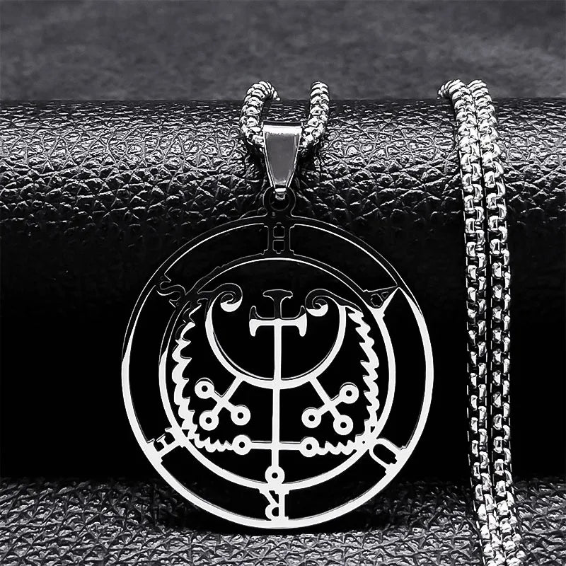 Collar Satánico Colgante Espíritu Demoníaco haures