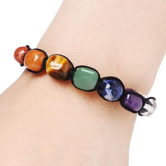 Pulsera 7 Chakras con Piedras Naturales