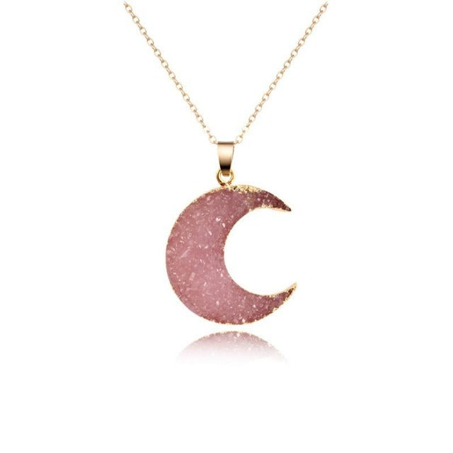 Colgante Luna rosa